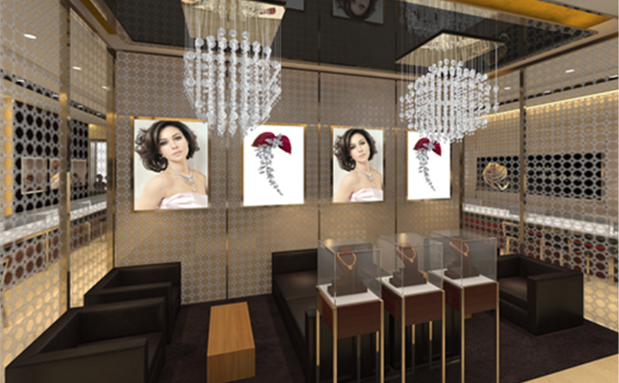 金大福珠寶展柜 金大福珠寶展柜